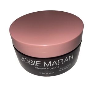 Josie Maran Whipped Argan Oil PEPPERMINT BARK Ultra-Hydrating Body Butter 8 oz.